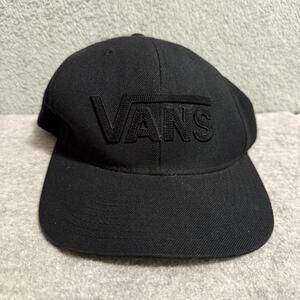 Vans Classic Logo Adjustable Snapback Hat Black Men’s